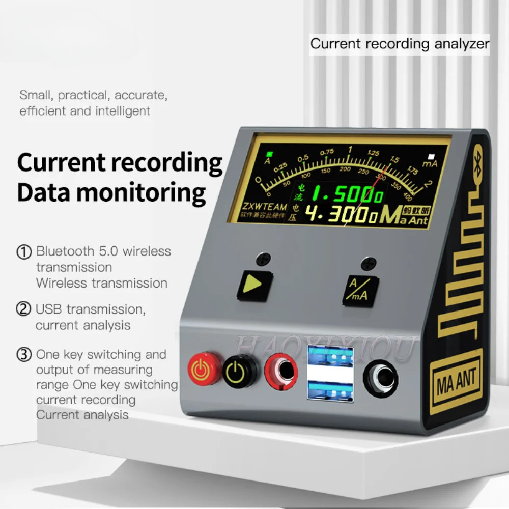 Ammeter USB Current and Voltage Tester Current Recording Test Repair Tool