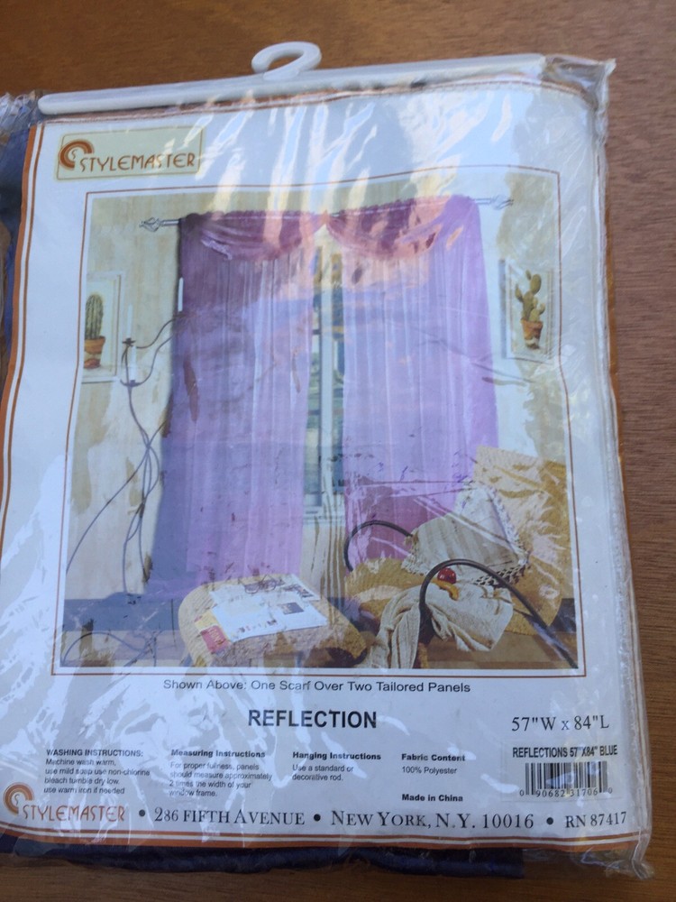 Stylemaster Window Panel Reflection nos blue a470