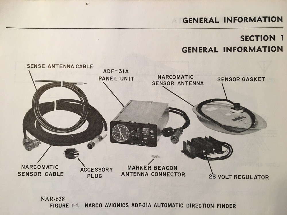 Narco ADF-31A Install & Service Manual