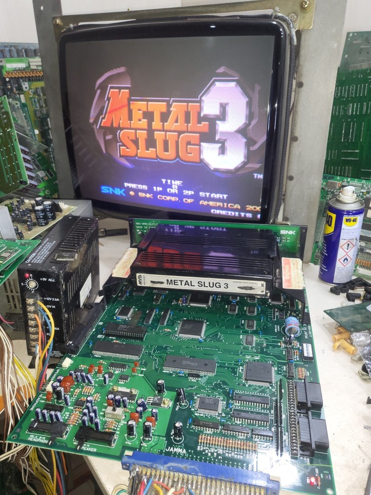 METASLIUG 3 MVS ARCADE GAME PCB BOARD ORIGINAL