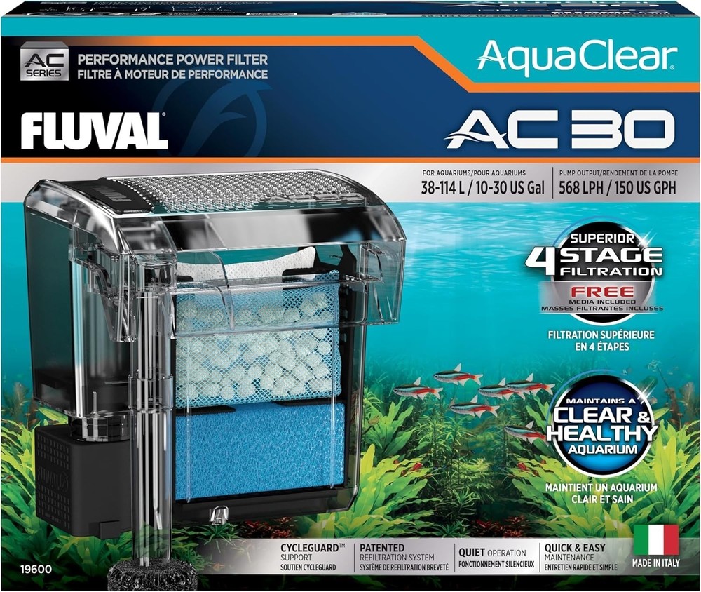 Fluval AquaClear AC30 Aquarium Filter Repl. Part Filter Case