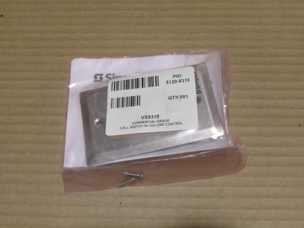NEW Simplex VS9310 5120-9310 TrueCom Call Switch with Volume Control