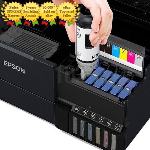 Epson EcoTank L8050 Compact Photo Printer Tracking Fast 6 Colors A4 Size -Expres