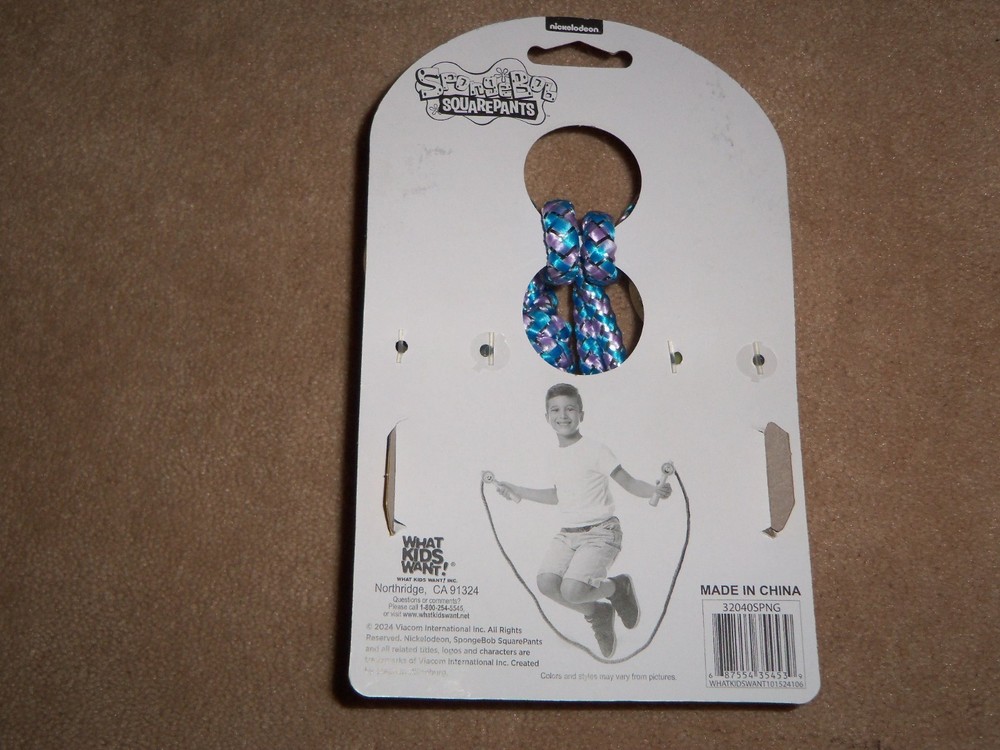 NEW, NICKELODEON SPONGEBOB SQUAREPANTS JUMP ROPE