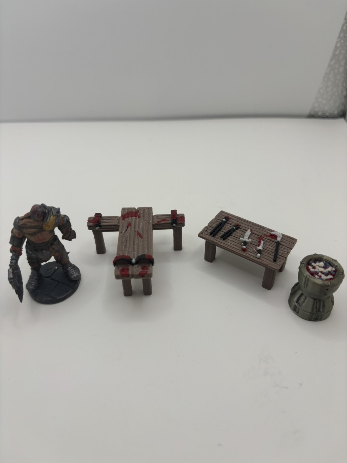 Torture Chamber Furniture Set 28mm Tabletop RPG Dungeon Terrain