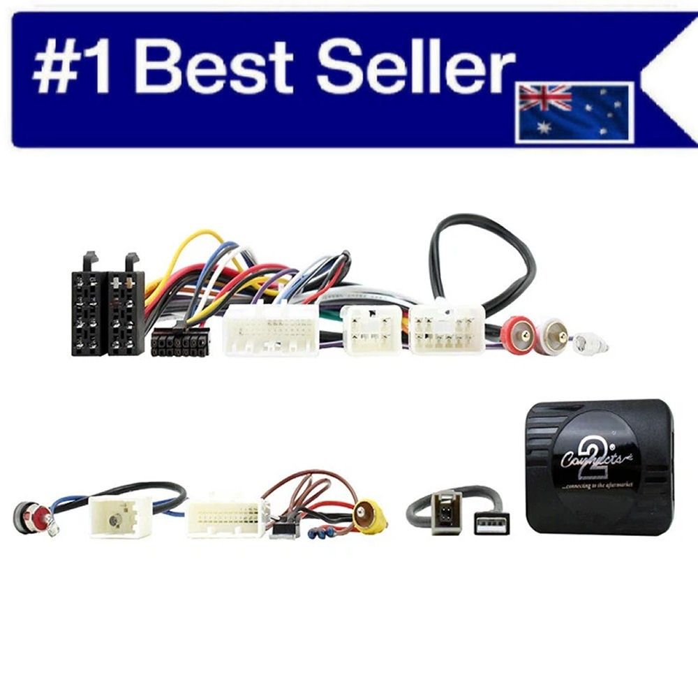 for COROLLA 2012-2018 HATCH  STEERING ANTENNA  CAMERA  USB  ADAPTER + PATCH LEAD