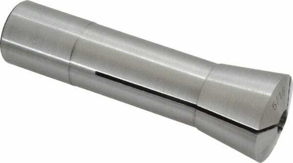 5/16 Inch Steel R8 Collet 7/16-20 Drawbar Thread, 0.0007 Inch TIR