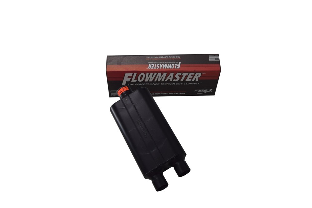 96-99 Chevy GMC 1500 2.5" Dual Exhaust Flowmaster 50 Side Exit Clamp on Tip