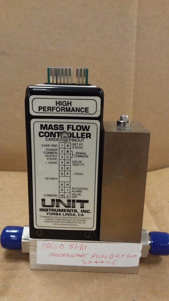 UNIT Instruments UFC-1100A O2 Gas 10000 SCCM Mass Flow Controller