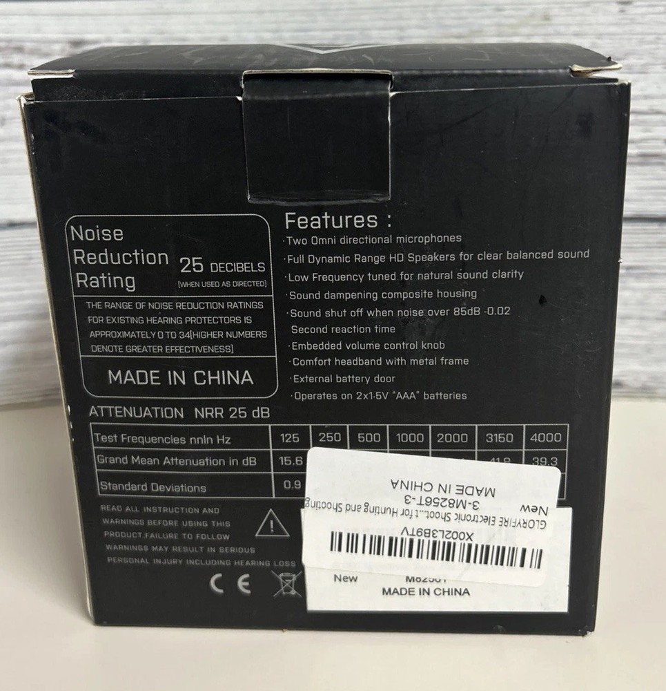 New GLORYFIRE Electronic Hearing Protector Shooting Noise Canceling