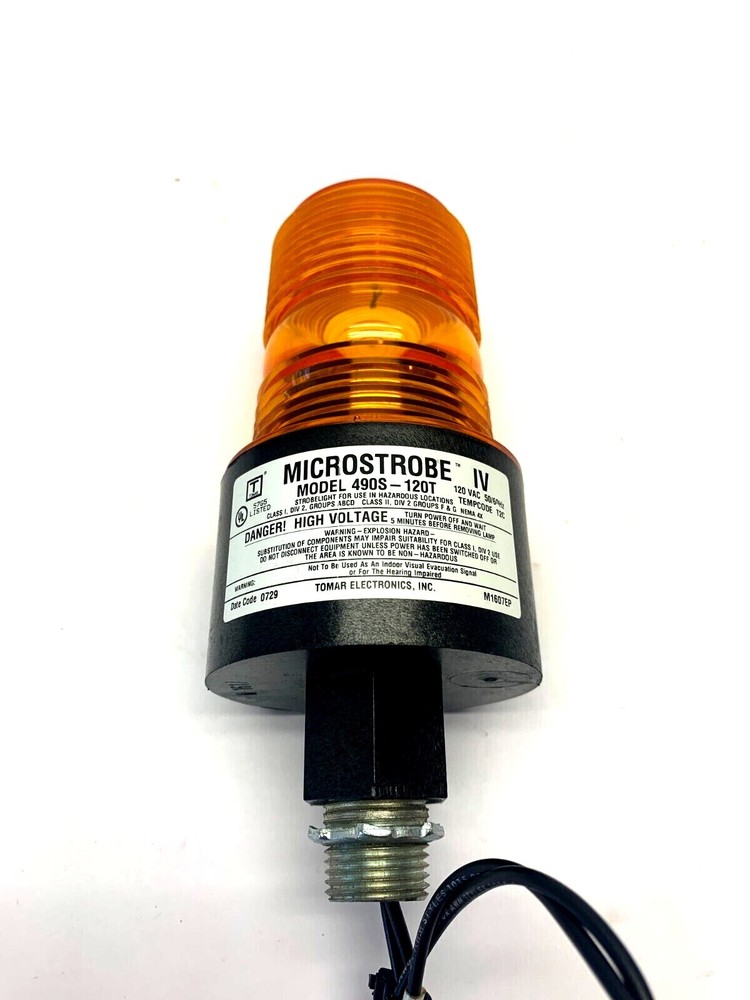 Tomar Electronics 490S-120T Hazardous Location Strobe 120V Microstrobe IV