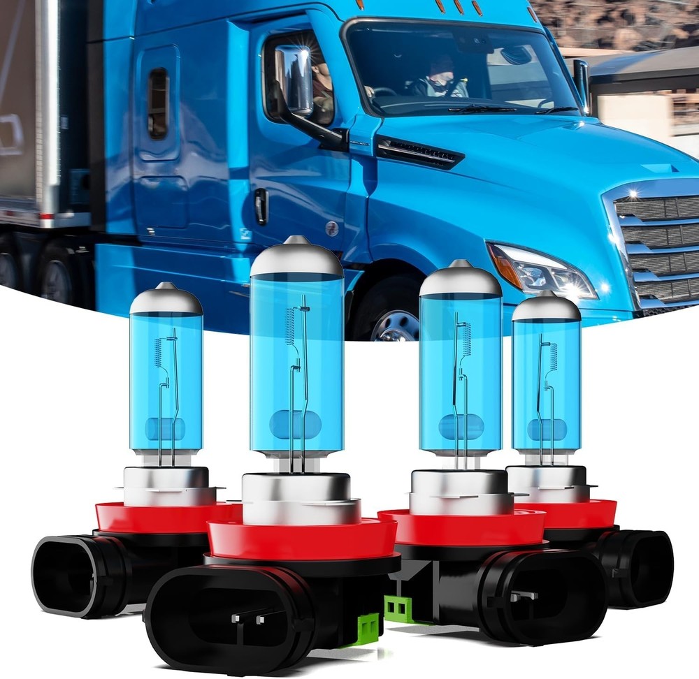 High Brightness Halogen Headlight Bulbs 6000K for Freightliner Cascadia 4 Pack