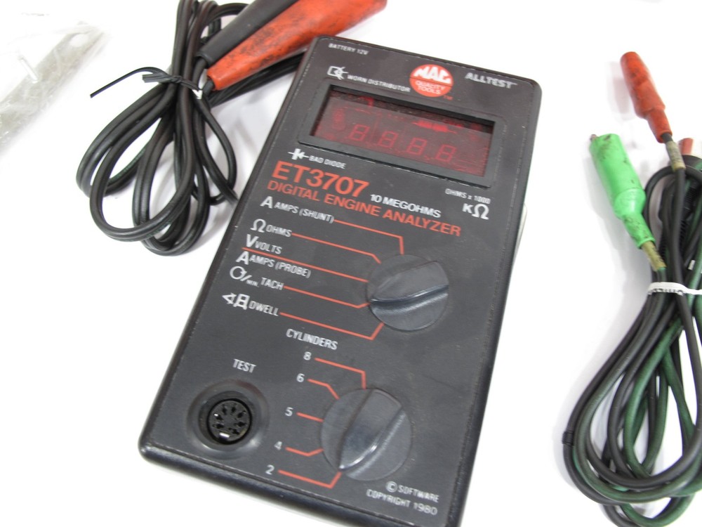 Mac Tools ET3707 Digital Engine Analyzer with Leads, Used