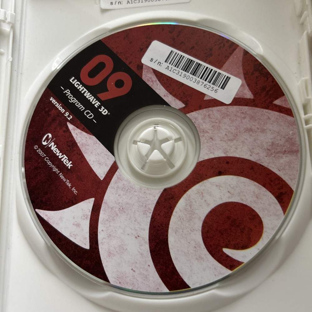 NewTek Lightwave 3D 09 Model-Animate-Render Versions 9.2 Window/Mac