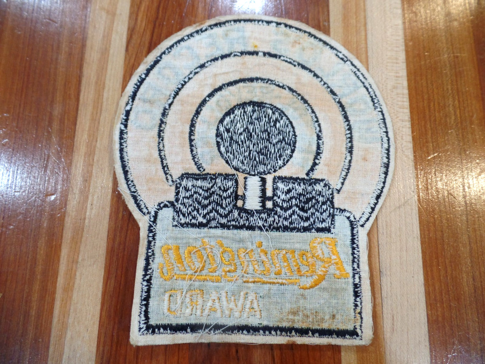 VINTAGE REMINGTON GUNS FIREARMS WORLD RECORD EMBROIDERED PATCH