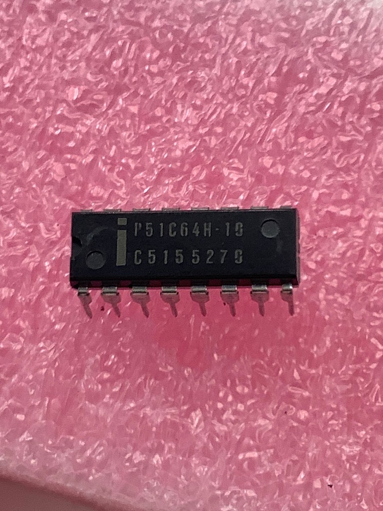 P51C64H-10 - INTEL - 64K x 1-Bit Intel CMOS DRAM