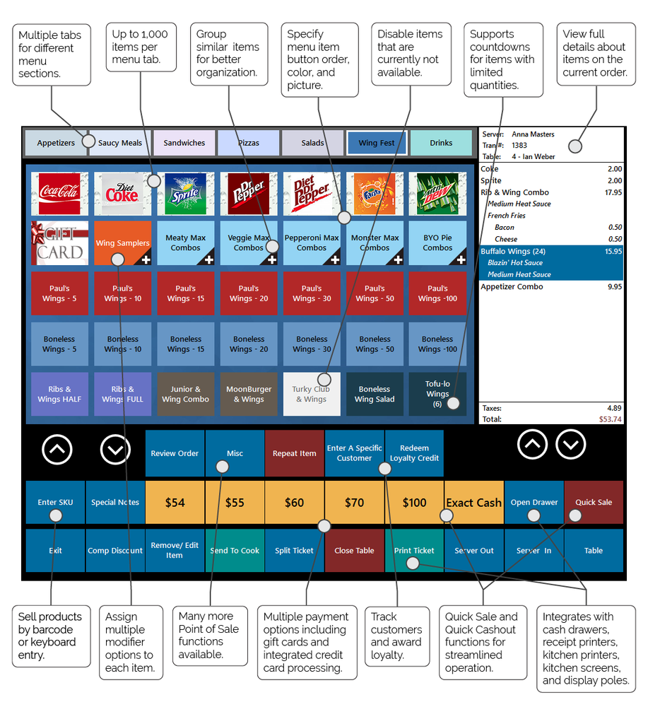 BPA All-In-One Restaurant POS System
