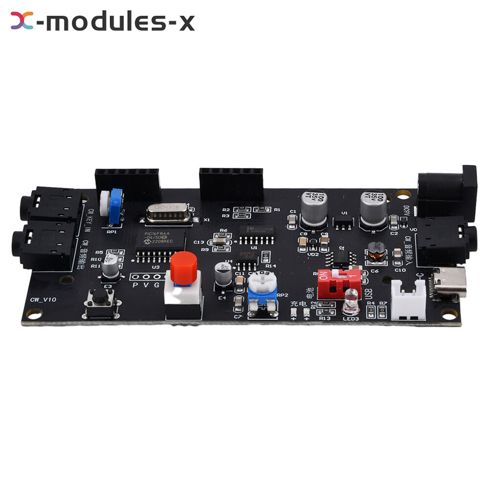 TYPE-C LCD Ham Radio Essential CW Decoder Morse Code Reader Translator Accessory