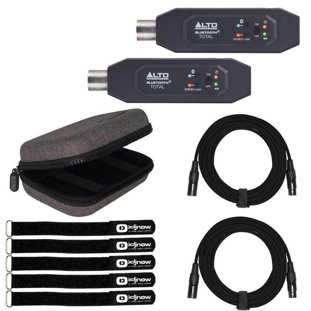 Alto Bluetooth Total MKII Rechargeable Audio Receivers Two Pack
