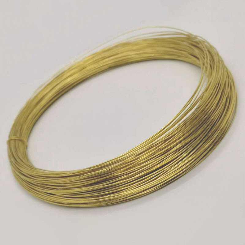 Brass Round Wire Bare Unplated Ø0.3mm -Ø5mm Diameter Jewelry Making / Wire Craft