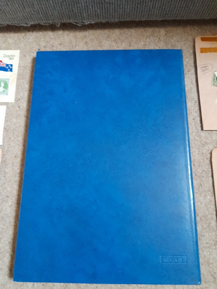 Stamp Album Stockbook With 12 Pages Plus Stamps