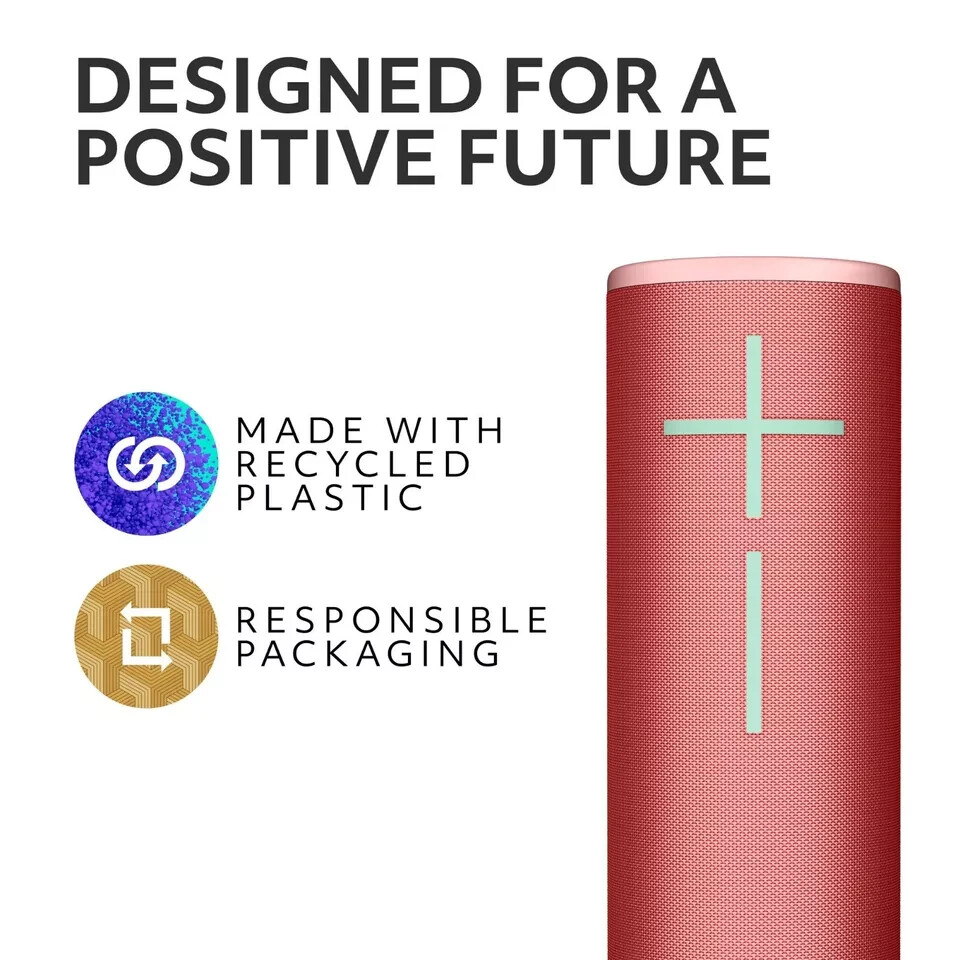 Ultimate Ears BOOM 4 Wireless Bluetooth Speaker (Raspberry Red)