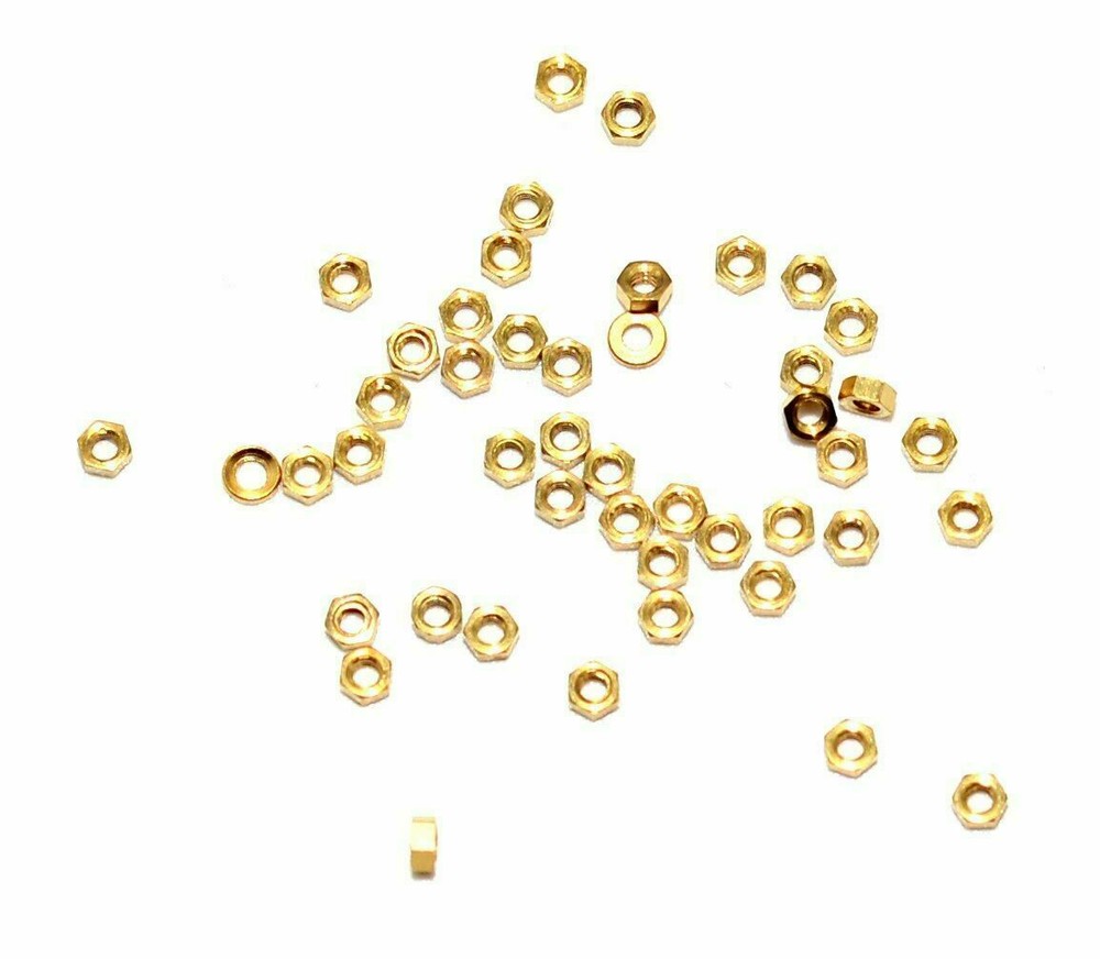 SA101 Rimless Hex Nut, 100 count Nickel Silver