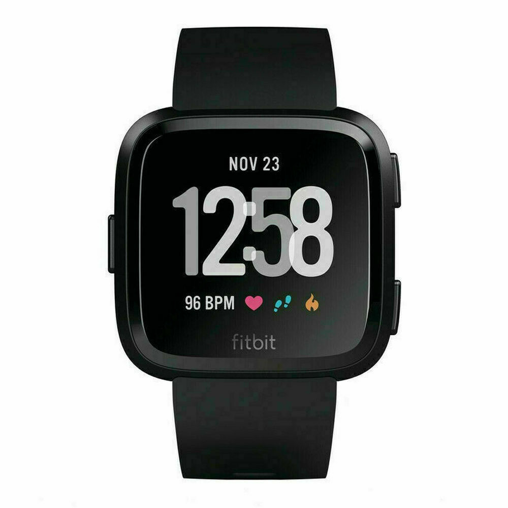 Fitbit Versa Smart Watch Fitness Activity Tracker Black