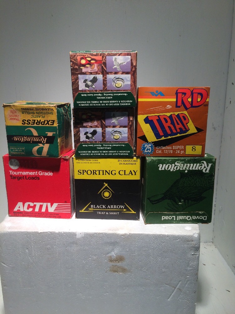 Lot Of Seven Empty Shotgun Shell Boxes