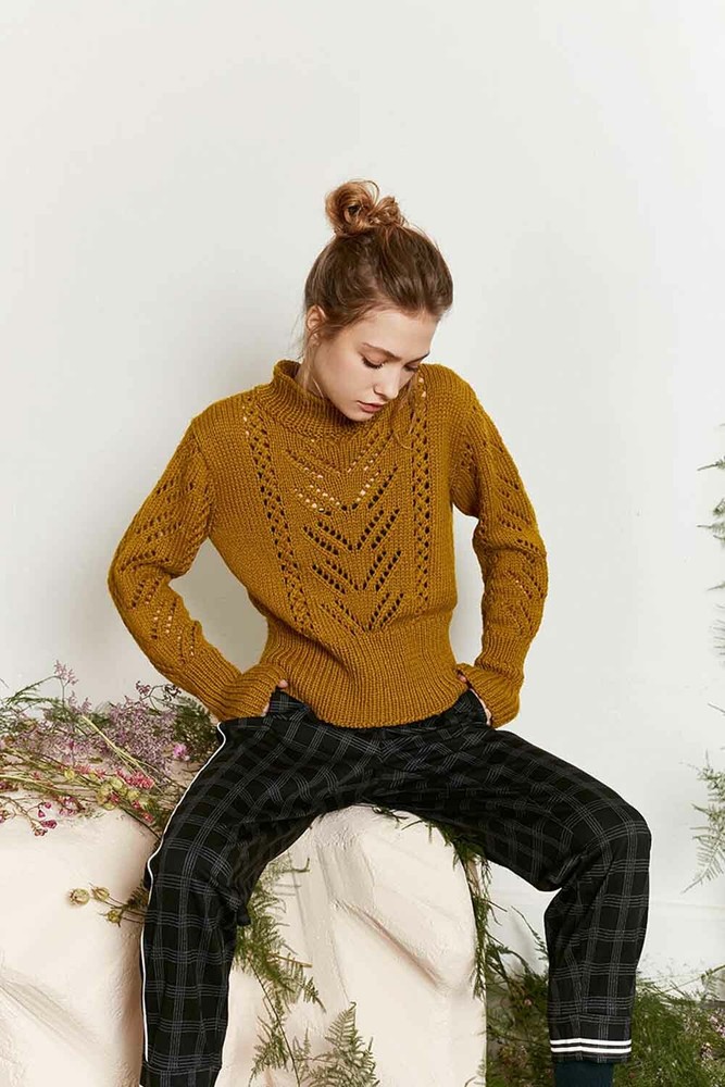 Pullover - Lang Yarns Carpe Diem - Model Package Knitting Package With An