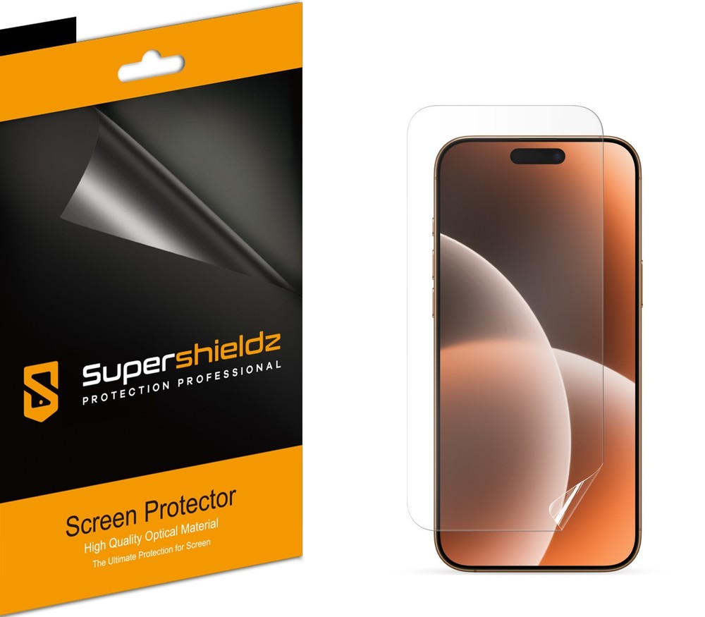 3X Supershieldz Clear Screen Protector Saver for Apple iPhone 17 Pro Max