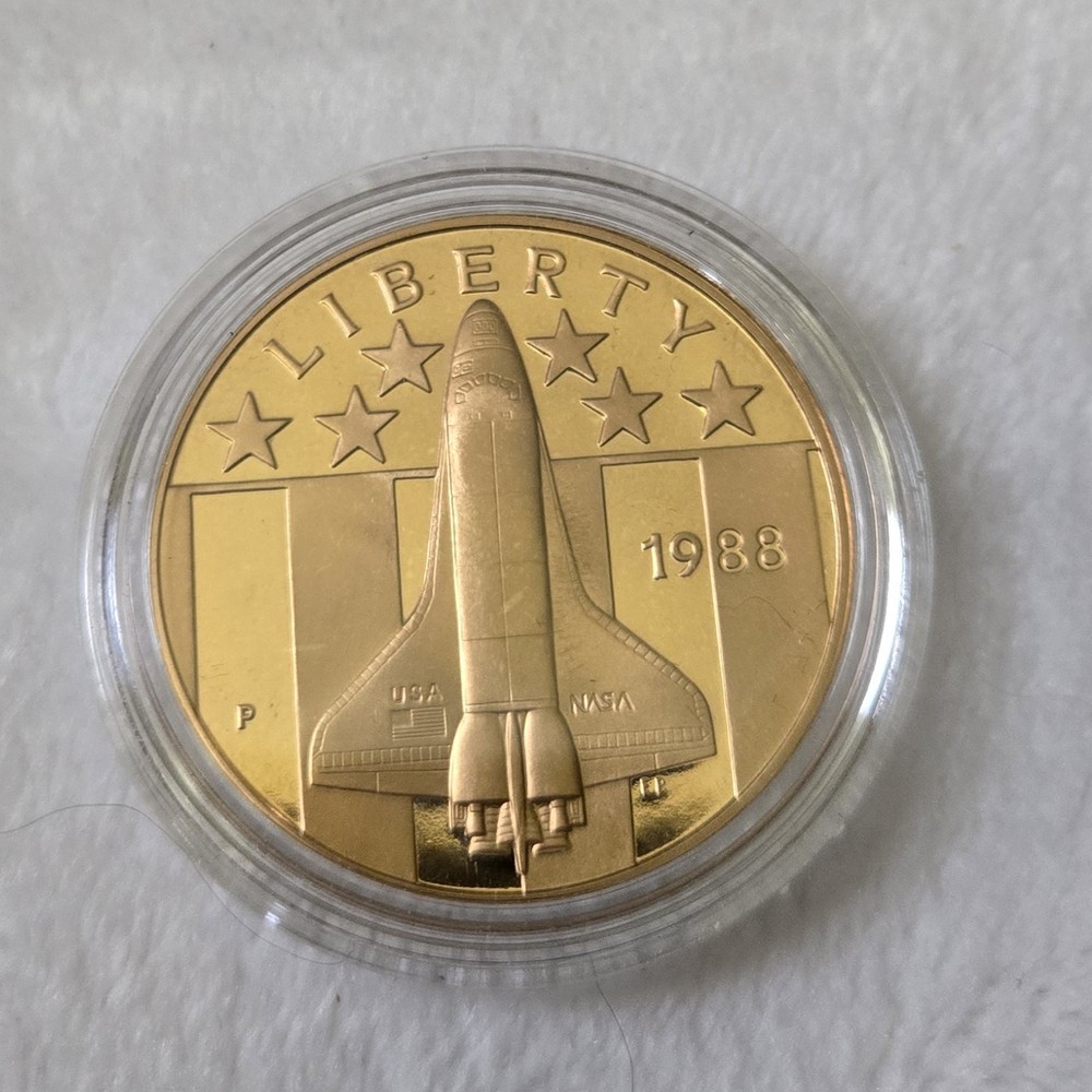 1988-P Bronze Space Shuttle Medallion