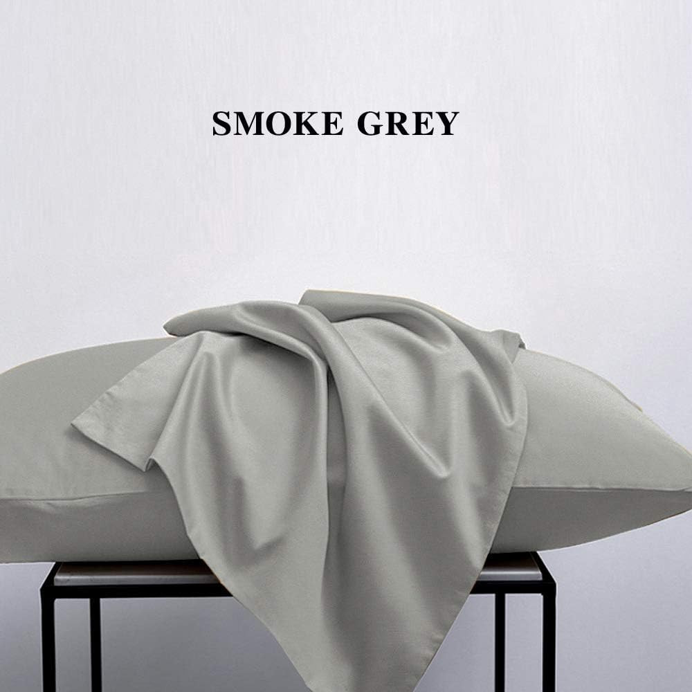 King Pillowcase Set - 2 Pack Brushed Microfiber 20X36 Pillowcases - Soft, Wrinkl