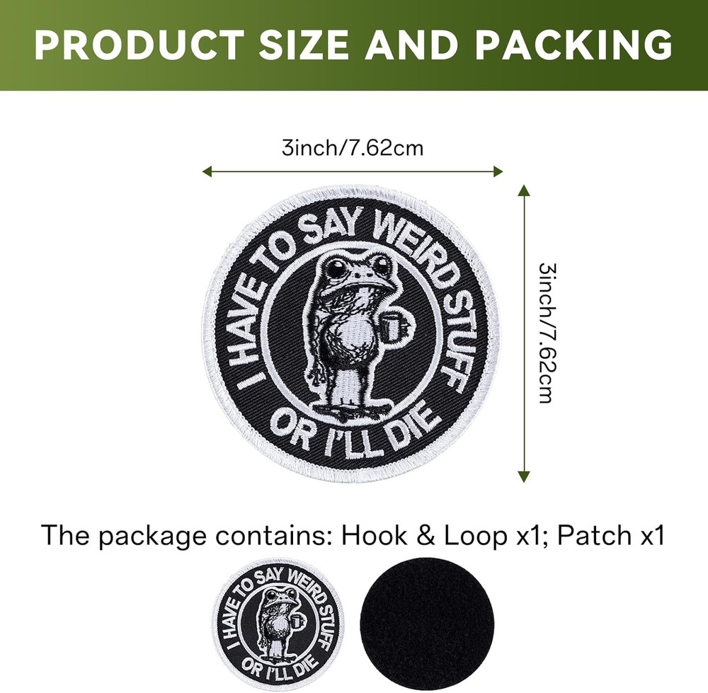 Funny Morale Patch Hook and Loop Patches Tactical Patch Embroidered Patches for