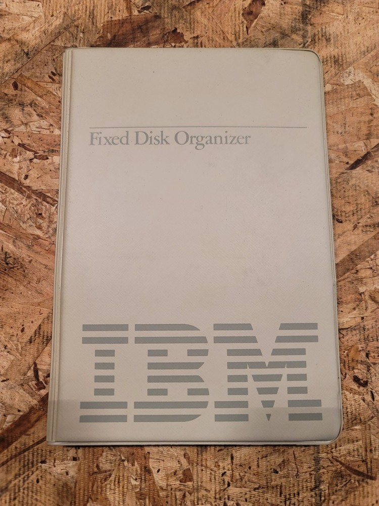Vintage OEM IBM Fixed Disk Organizer Version 1.0 (1983) 3.5" & 5.25"