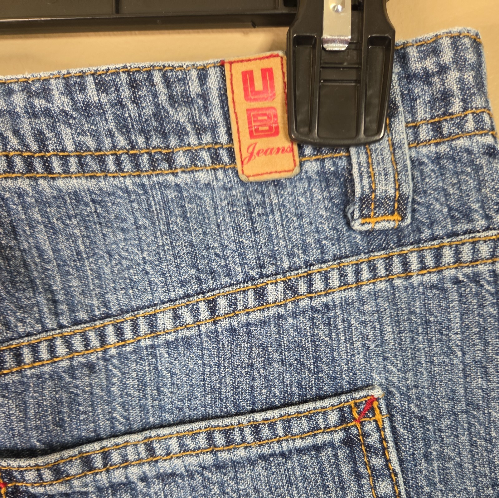 Unionbay Long Slit Denim Skirt Size 5 Juniors Maxi Boho Hipster Hippie Y2K Artsy