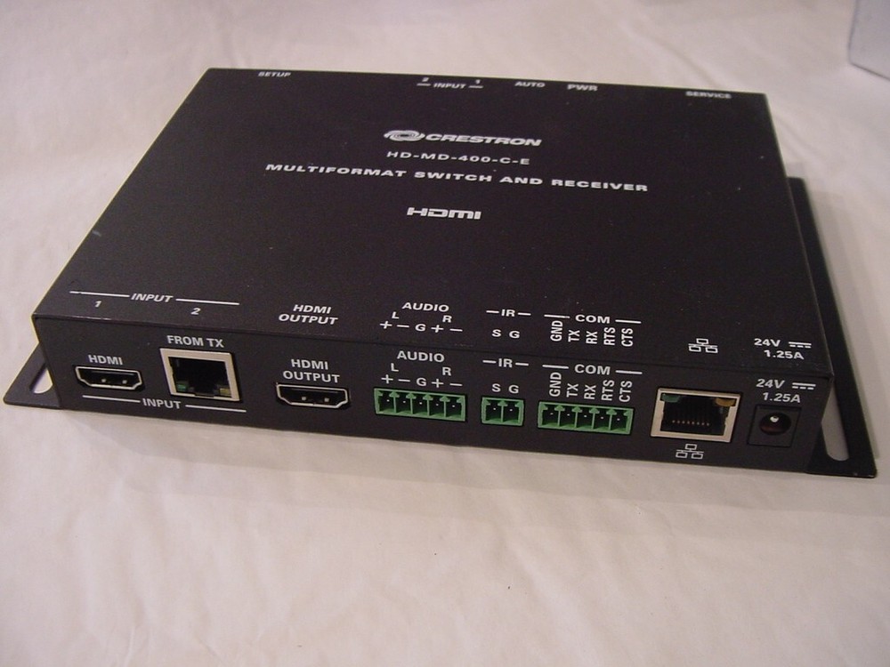 CRESTRON MULTIFORMAT SWITCH AND RECEIVER HD-MD-400-C-E