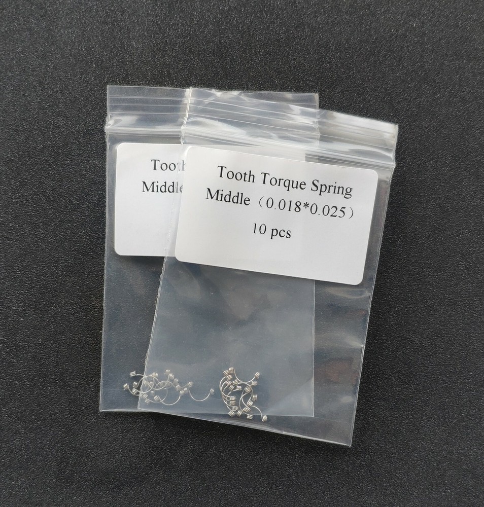 10pcs Dental Orthodontic Torquing Anterior Teeth Wire Torque Rectangular Spring