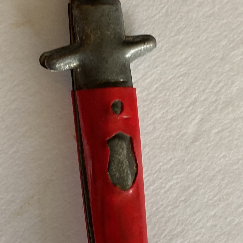 Miniature Dagger Sword Knife Red Handle Japan