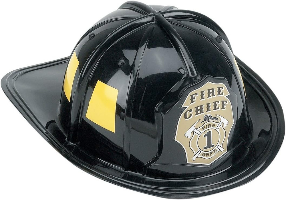 Black Fire Chief Helmet