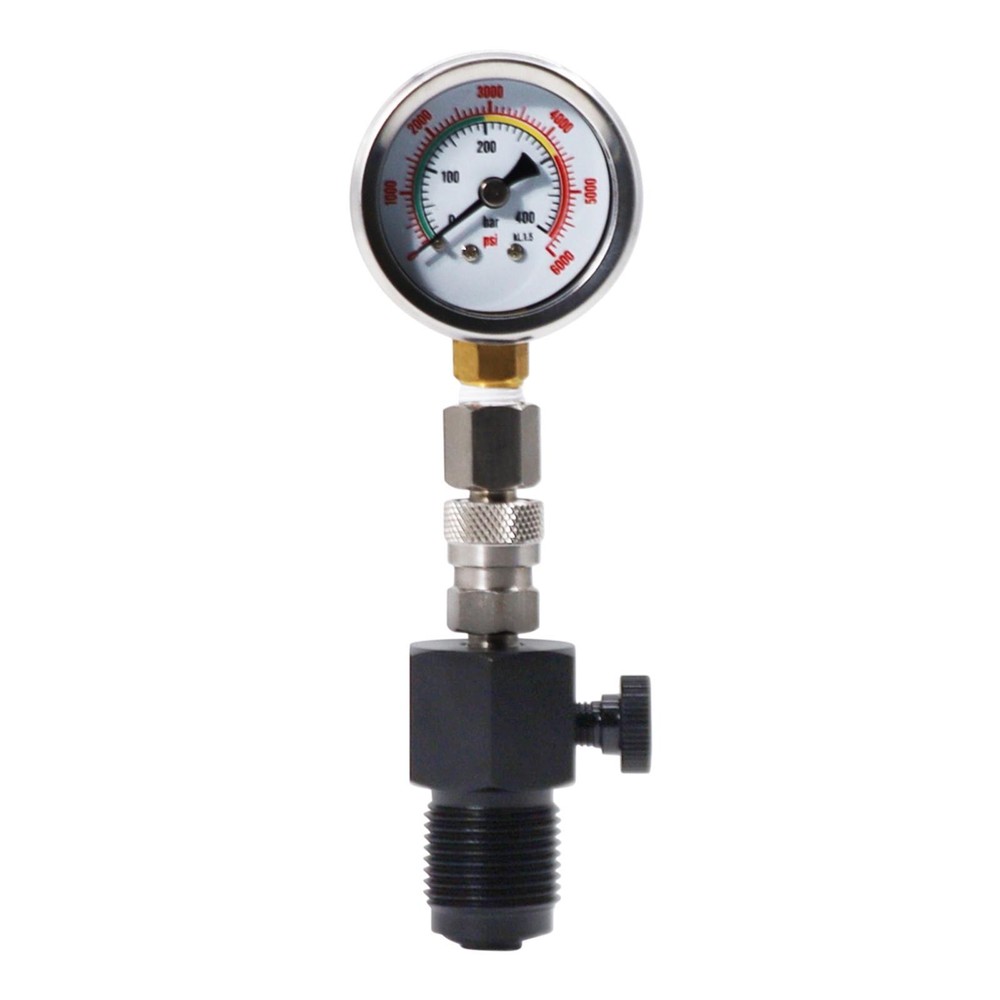 Scuba Pressure Gauge Compact Release Valve for BCD Regulator Underwater