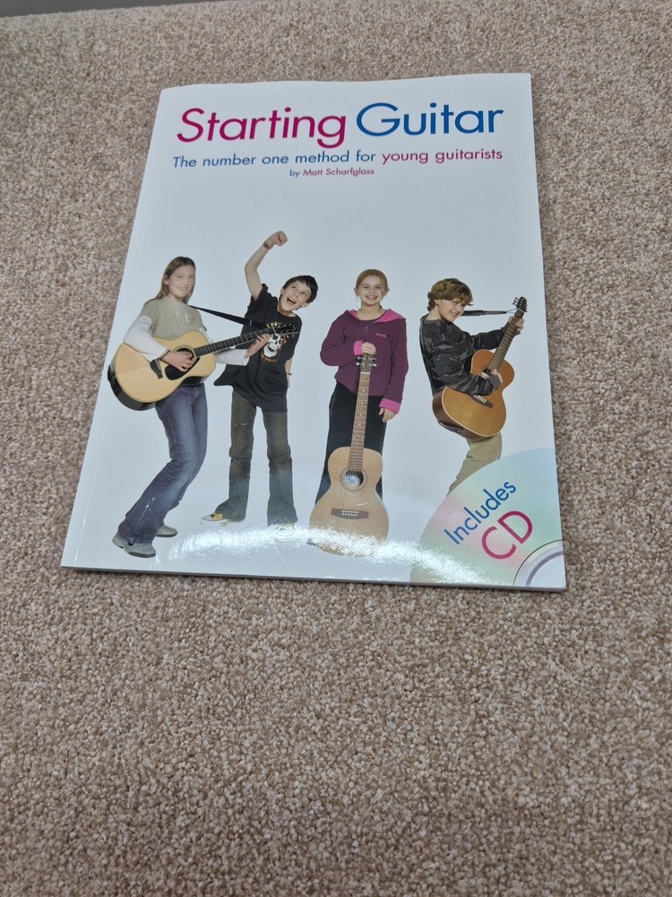 Starting Guitar by Matt Scharfglass includes CD Excellent