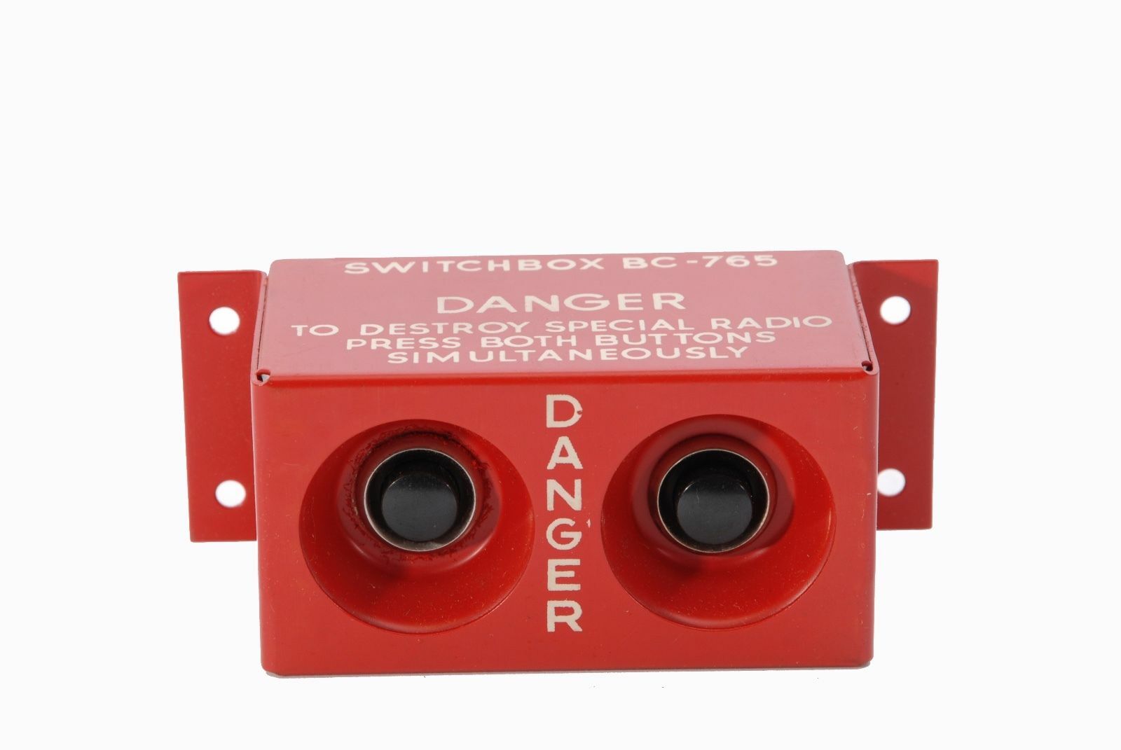 Radio Destruct Switch Box NOS WWII Aviation, B-17, B-24, B-25, Aircraft INS-0118