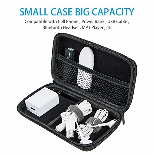 Portable Protection Hard EVA Case for External Battery,Cell Black