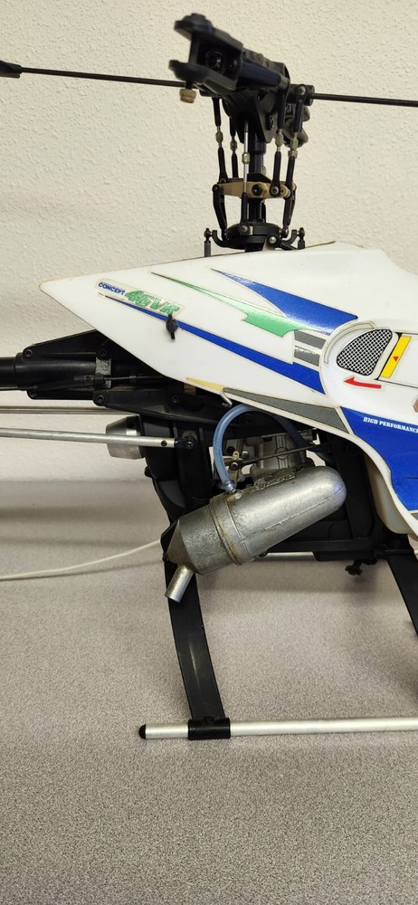 Kyosho Concept 46VR Remote Control Helicopter With OS Max FX 46 Engine *READ*