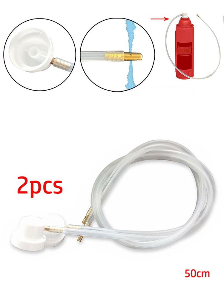 Long Reach Spray Extension Hose 2pcs for Undercoating Application 50cm