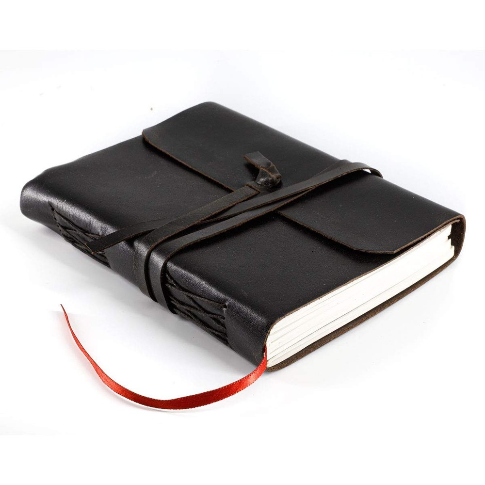 Handmade Leather Journal Writing Notebook Diary Unlined Daily Notepad For Men