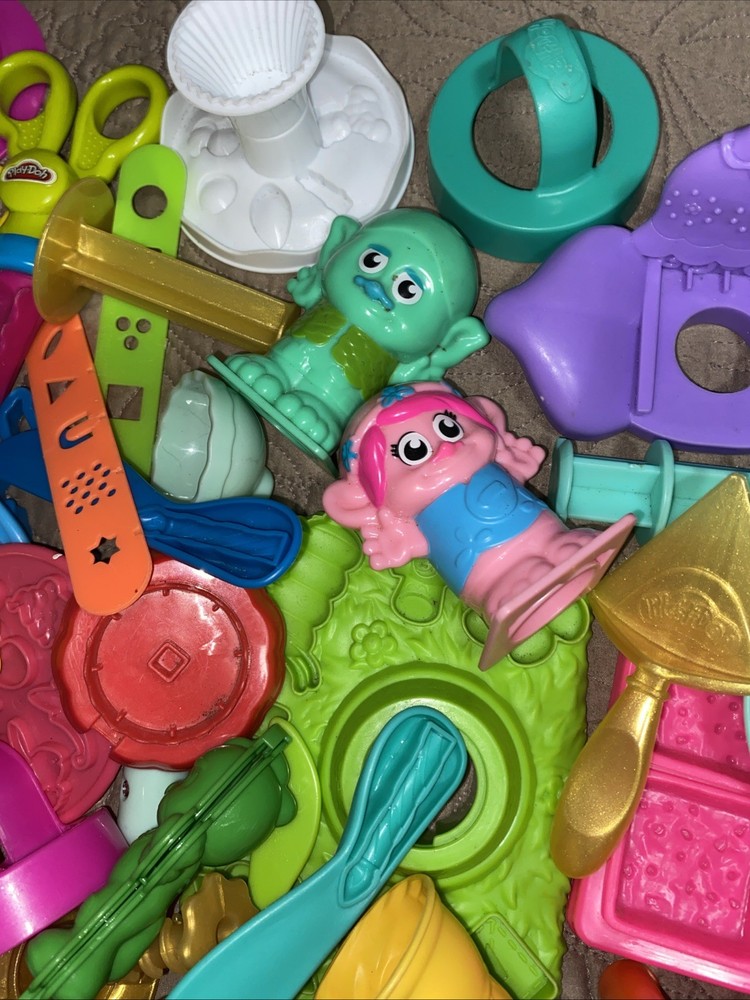 Huge 50+ Play Doh Accessories Lot
