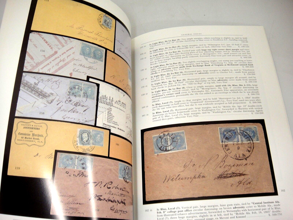 Siegel Auction Catalog 2000 w Prices Green Collection Confederate Covers
