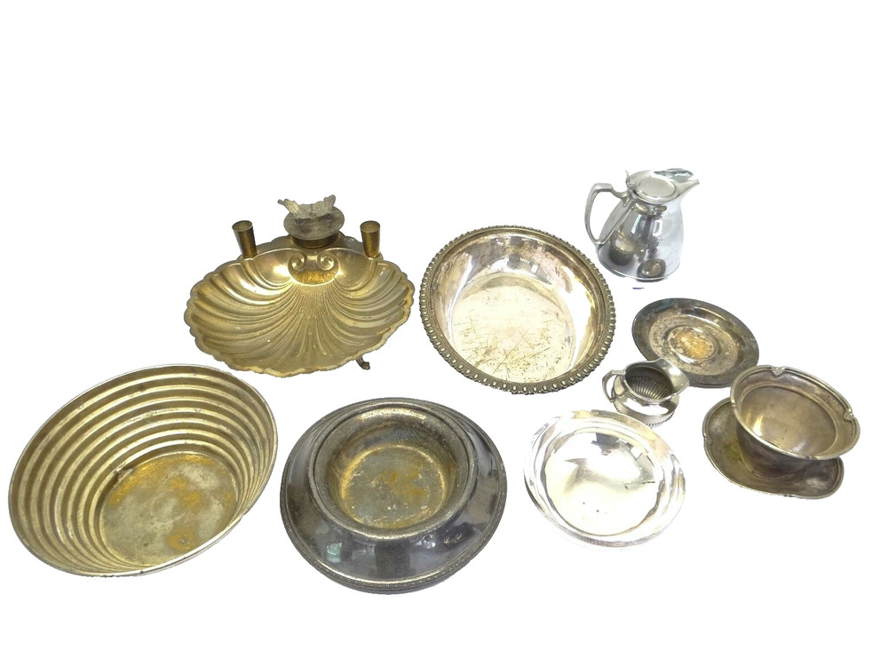 Mixed Antique Lot Silverplate James Dixon & Sons Sheffield Nickelplated